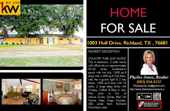 Beautiful Home located at 1003 Hull Drive in Richland, TX